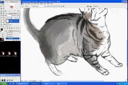 Cat Speed Painting Tutorial