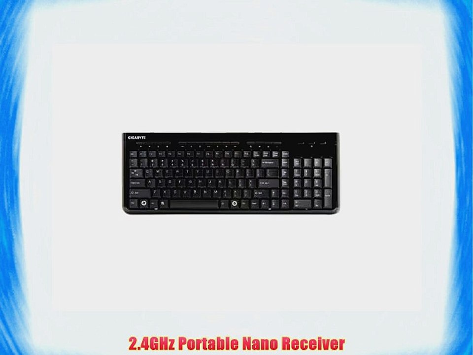 Gigabyte GK-KM7580 Wireless Keyboard and Mouse Combo Set
