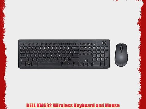 DELL KM632 Wireless Keyboard and Mouse