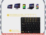 Satechi Bluetooth Wireless Smart Keyboard with 5-Device Sync for Windows XP/Vista/7/8 and Samsung