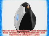 Ergonomic Wireless Vertical Mouse 3 - Optical Right Handed Mouse - For Comfort