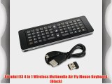 Rii mini i13 4 in 1 Wireless Multmedia Air Fly Mouse Keyboard (Black)