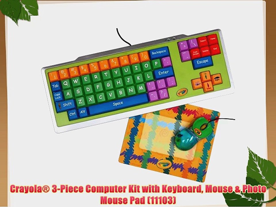 Crayola? 3-Piece Computer Kit with Keyboard Mouse