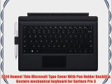 2014 Newest Thin Microsoft Type Cover With Pen Holder Backlit