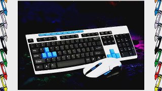 E-More? High Quality HK3800 Waterproof 2.4G Wireless Gaming Keyboard with Mouse DPI Control
