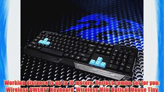 E-More? High Quality V60 Waterproof 2.4G Wireless Gaming Keyboard with Mouse DPI Control For