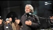 Beppe Grillo su monti, la democrazia e la presenza nei talk show: usate la televisione.