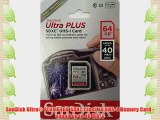 SanDisk Ultra? PLUS 64GB SDXC Class 10 UHS-1 Memory Card - speed up to 40 MB/s