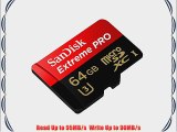 SanDisk Extreme PRO 64GB UHS-I/U3 Micro SDXC Memory Card Speeds Up To 95MB/s With 4K Ultra