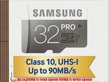 Samsung 32GB PRO Class 10 Micro SDHC up to 90MB/s with Adapter (MB-MG32DA/AM)