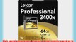 Lexar Professional 3400x 64GB CFast 2.0 Card (Up to 510MB/s Read) w/Image Rescue 5 Software