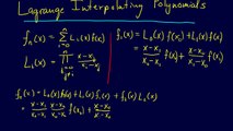 5.2.5-Curve Fitting: Lagrange Interpolating Polynomials--Quadratic Interpolation