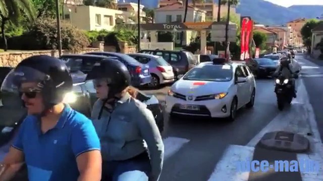 Opération escargot entre Roquebrune-Cap-Martin et Menton