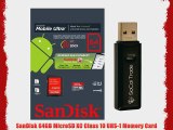 64GB SanDisk MicroSD XC MicroSDXC Class 10 Memory Card 64G (64 Gigabyte) for LG G3 Cat. 6 G3