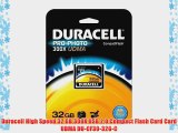 Duracell High Speed 32 GB 300X USB 2.0 Compact Flash Card Card UDMA DU-CF30-32G-C