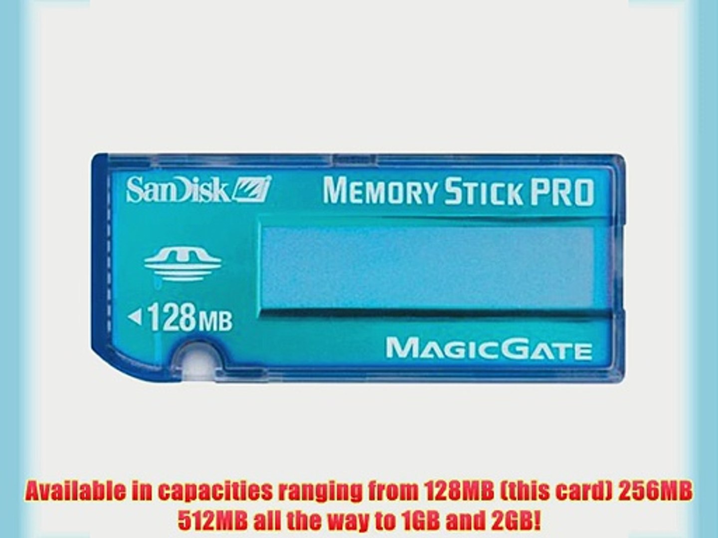 Retail Package SanDisk SDMSV-128-A10 128 MB Memory Stick Pro 