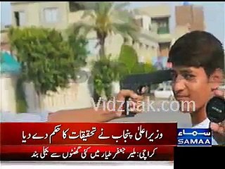 Police shoot boy for brandishing toy gun in Faisalabad_letes 2015