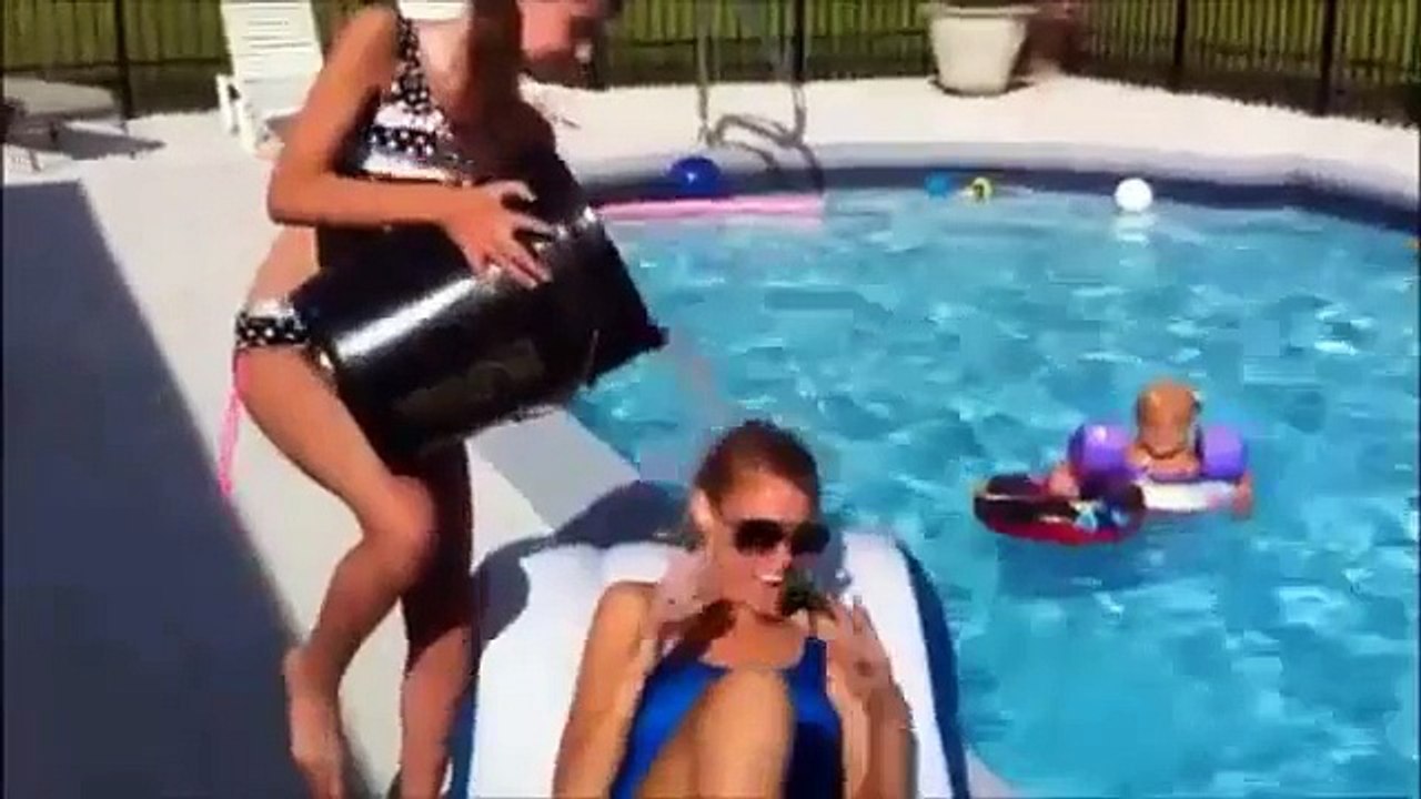 ICE ICE BABY!!!   COLD WATER CHALLENGE!  HILARIOUS!