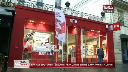 Rachat de Bouygues Télécom : rencontre entre E. Macron et P. Drahi