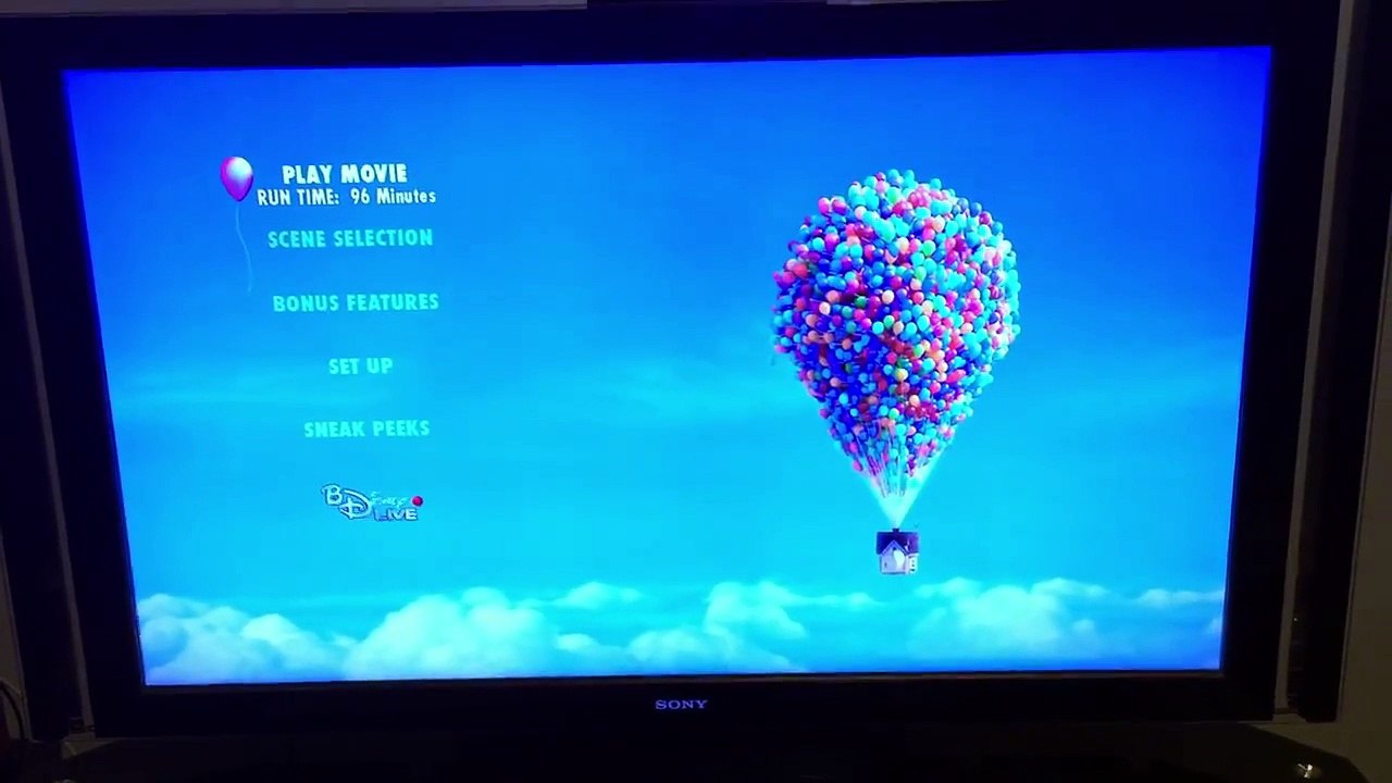 PIXAR 10a. Up Blu-ray 3D/Blu-ray (Disc 1) Menu
