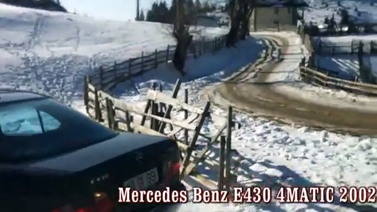Mercedes E430 V8 4MATIC Winter Fun