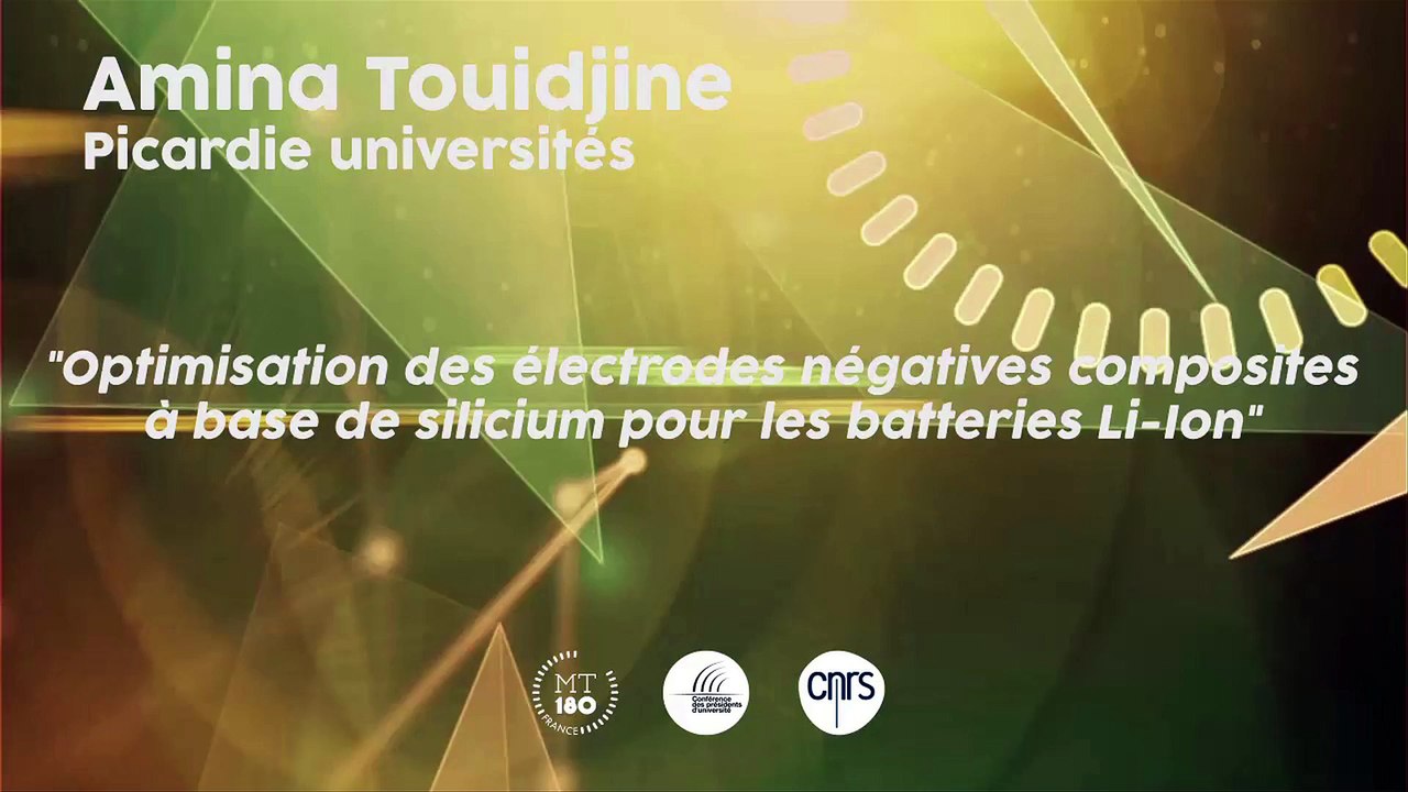 Amina Touidjine - MT180, finale nationale 2015