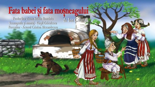 FATA BABEI SI FATA MOSNEAGULUI, de Ion Creang?, POVESTI NEMURITOARE