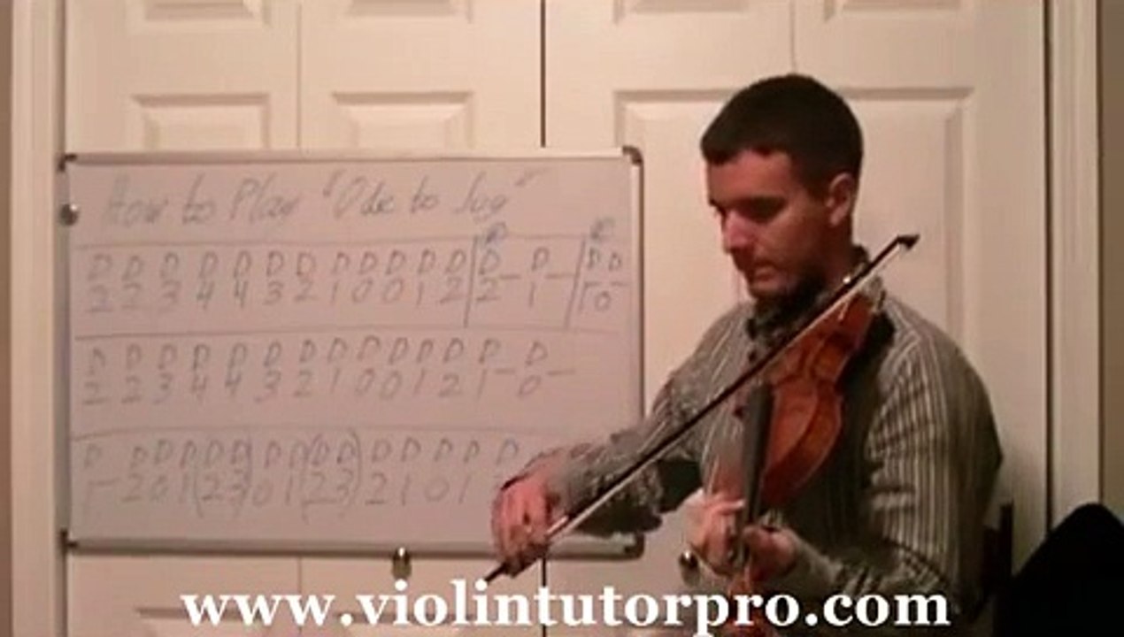 Beginner Violin Lessons - How to Play Ode to Joy