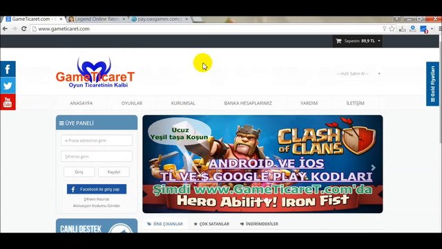 Nasıl Legend Online Elmas Alınır, Legend Elmas Nereden çekilir, yüklenir?