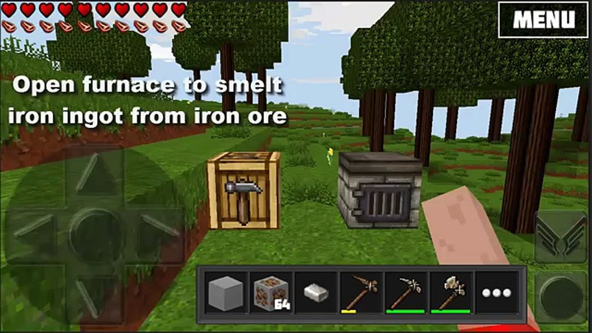 ⁣WoC Tutorials: How to Craft Iron Armor in Survival Mode