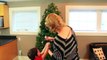 Katies' Christmas Tree - Decorating with Jackson