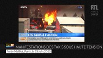 Manifestations des taxis sous haute tension