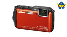 Nikon COOLPIX AW120 16.1 MP Wi-Fi and Waterproof Digital Camera with GPS and Full HD 1080p Video (Orange)
