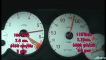 Peugeot 206 2.0 GTI  acceleration