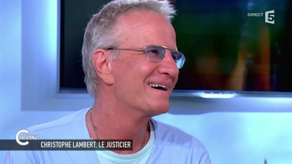 Christophe Lambert très ému par le message de sa fille - C à vous - 24/06/2015