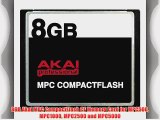 8GB Akai MPC CompactFlash CF Memory Card for MPC500 MPC1000 MPC2500 and MPC5000