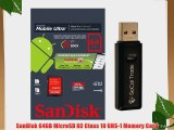 64GB SanDisk MicroSD XC MicroSDXC Class 10 Memory Card 64G (64 Gigabyte) for Samsung Galaxy