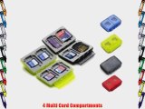 Gepe Extreme Card Safe for 4 Memory Cards (CF SC SM MS MMC) Polyethylene Ice Blue