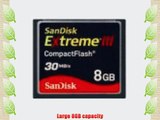 SanDisk 8 GB Extreme III CF Card SDCFX3-008G-A31  (Retail Package)