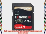SanDisk 2 GB SDSDX3-2048-901 Extreme III SD Memory Card (Retail Package)