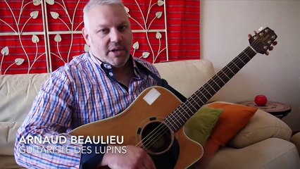 Arnaud Beaulieu, membre des Lupins : le cœur guitare