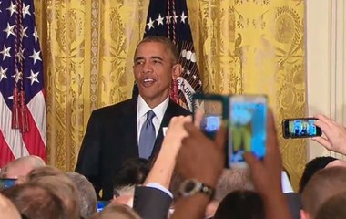 Barack Obama recadre une militante à la Maison Blanche : "Vous êtes chez moi"