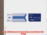 Sony 128MB Memory Stick Duo Memory Card (Model# MSH-M128A)