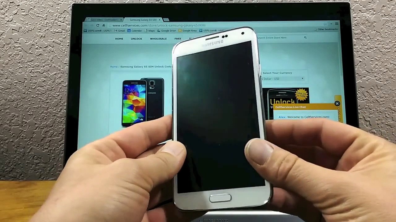 How to Unlock your Samsung Galaxy S5 by Unlock Code SIM Network Unlock