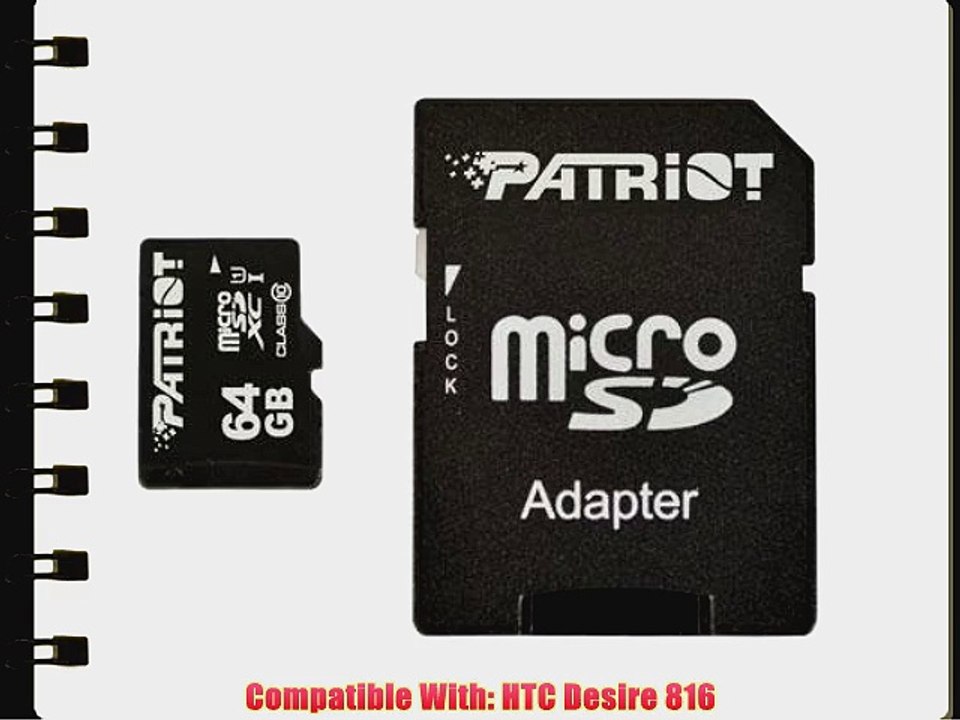 64GB MicroSDXC Memory Card for HTC Desire 816 Smartphone -- 64 G/GB/GIG 64G 64GIG