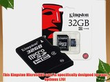 Professional Kingston 32GB MicroSDHC Card for LG Optimus L70 with custom formatting and Standard