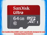 Professional Ultra SanDisk 64GB MicroSDXC Card for Samsung Galaxy S4 Active Smartphone is custom