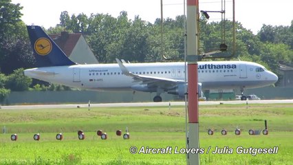 Lufthansa A320-214(SL) [D-AIZS] Takeoff @ Berlin-Tegel 06.07.2013 (HD)