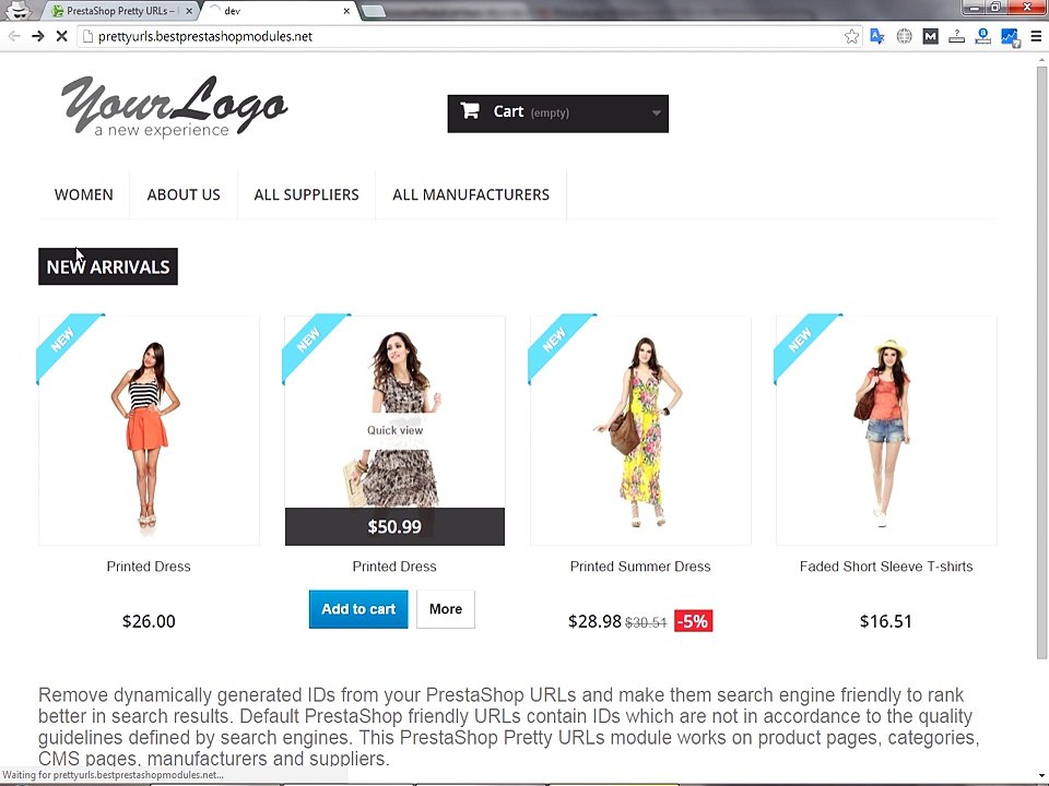 How to Make Your PrestaShop Sore Search Engine Friendly with SEO URLs?