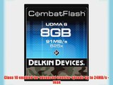 Delkin 8 GB CombatFlash (CF) PRO 625X UDMA Memory Card DDCFCOMBAT-8GB